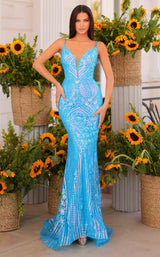 1 of 2 Clarisse 811163 Sky Blue