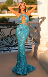 1 of 2 Clarisse 811251 Turquoise