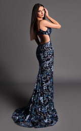 4 of 4 Clarisse 811274 Navy