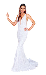 2 of 10 Clarisse 3713 White-Silver