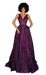 1 of 4 Clarisse 800309 Plum