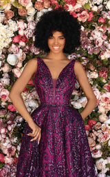 3 of 4 Clarisse 800309 Plum