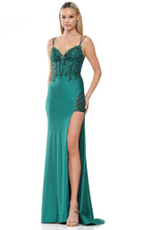 2 of 6 Colors Dress 3095 Deep Green
