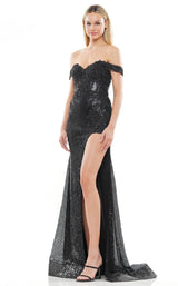 1 of 3 Colors Dress 3108 Black
