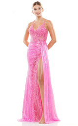 2 of 3 Colors Dress 3110 Hot Pink