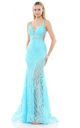 1 of 5 Colors Dress 3117 Blue
