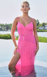 3 of 4 Colors Dress 3147 Hot Pink