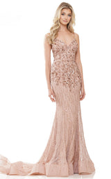 1 of 4 Colors Dress 3152 Mauve-Rose-Gold
