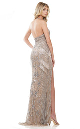 3 of 3 Colors Dress 3153 Silver/Nude