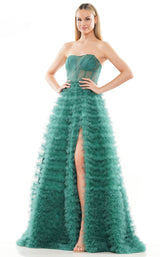 2 of 5 Colors Dress 3184 Deep Green