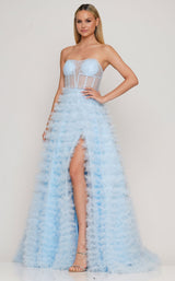 4 of 5 Colors Dress 3184 Light Blue