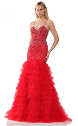 4 of 5 Colors Dress 3189 Red
