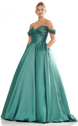 2 of 5 Colors Dress 3191 Emerald