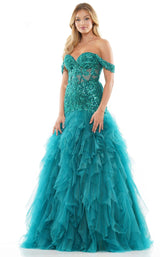2 of 5 Colors Dress 3199 Deep Green