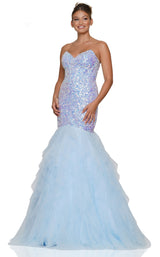 2 of 6 Colors Dress 3202 Light Blue