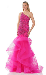 1 of 4 Colors Dress 3209 Fuchsia