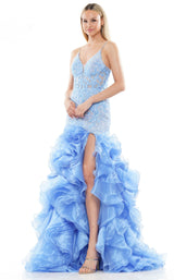 2 of 5 Colors Dress 3214 Blue