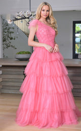 2 of 6 Colors Dress 3218 Coral Pink