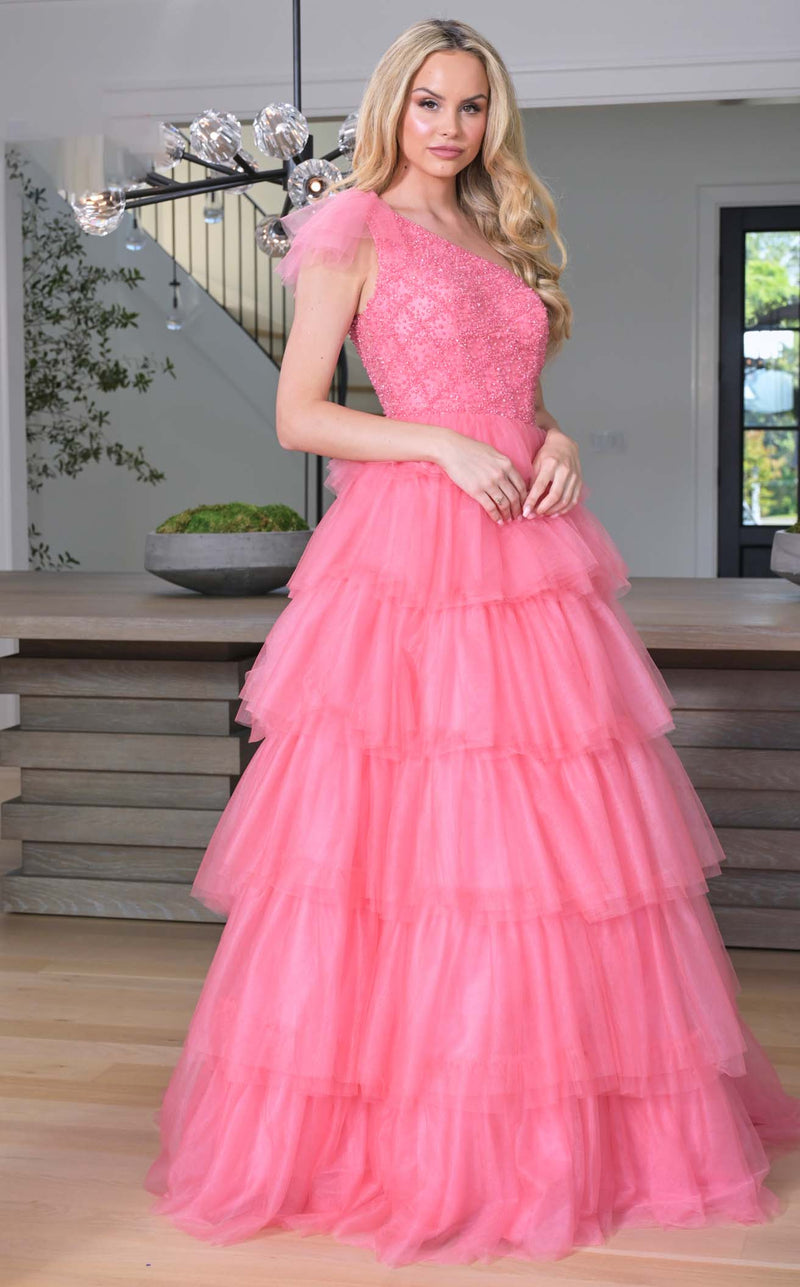 coral pink color dress Colors Dress 3218 Dress
