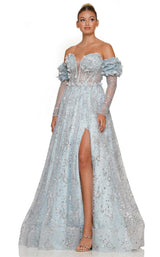 2 of 5 Colors Dress 3220 Light Blue