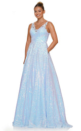 3 of 5 Colors Dress 3246 Light Blue