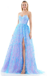 2 of 7 Colors Dress 3247 Blue-Lilac
