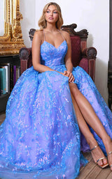 6 of 7 Colors Dress 3247 Blue-Lilac
