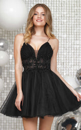 1 of 6 Colors Dress 3342 Black