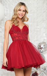 4 of 6 Colors Dress 3342 Wine