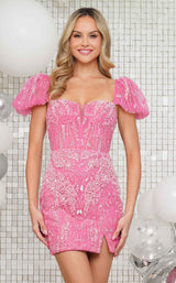 3 of 4 Colors Dress 3363 Pink