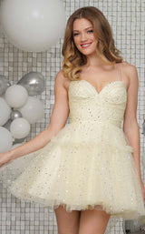 2 of 4 Colors Dress 3367 Light-Yellow