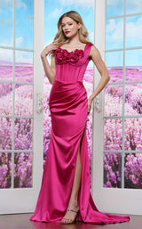 2 of 5 Colors Dress 3429 Hot-Pink