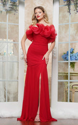 2 of 4 Colors Dress 3445 Red