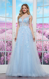 1 of 6 Colors Dress 3472 Light-Blue
