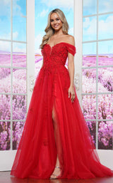 2 of 4 Colors Dress 3474 Red