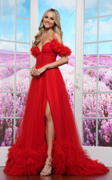 3 of 6 Colors Dress 3485 Red