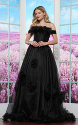 1 of 6 Colors Dress 3489 Black