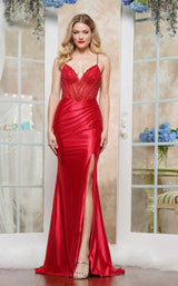 1 of 4 Colors Dress 3510 Red
