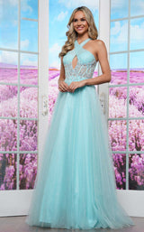 3 of 4 Colors Dress 3514 Tiffany-Blue