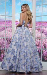4 of 4 Colors Dress 3527 Slate-Blue