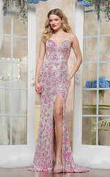 1 of 4 Colors Dress 3581 Pink