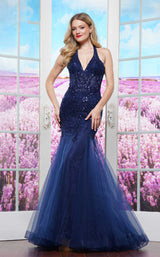 1 of 4 Colors Dress 3590 Navy