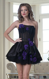 3 of 4 Colors Dress 3638 Black/Purple