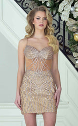 3 of 6 Colors Dress 3648 Nude