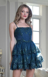 3 of 4 Colors Dress 3657 Peacock