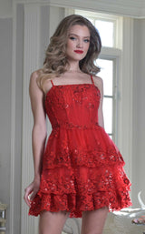 2 of 4 Colors Dress 3657 Red