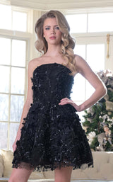 1 of 3 Colors Dress 3659 Black