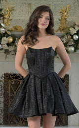 1 of 4 Colors Dress 3678 Black
