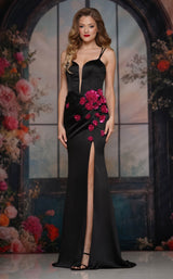 2 of 4 Colors Dress 3734 Black-Pink