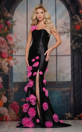 3 of 4 Colors Dress 3735 Black-Pink